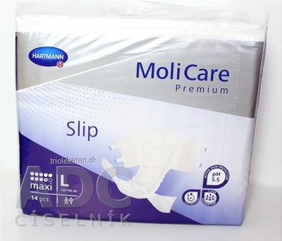 MoliCare Premium Maxi L plienkové nohavičky zalepovacie (120-150 cm), 3866 ml 1x14 ks