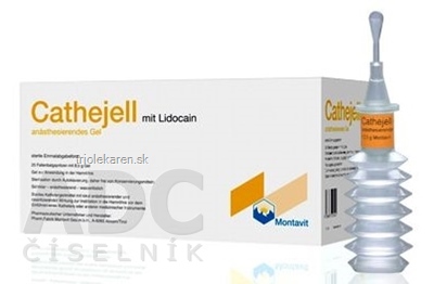 CATHEJELL LIDOCAIN C gel urt (lidokaínová instilácia 12,5 g) 1x1 ks