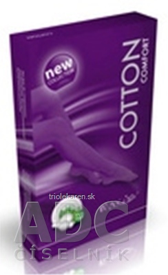 MAXIS COMFORT COTTON LÝTKOVÉ PANČUCHY veľkosť 5, (II.KT), normálne, bez špice, bronz, 1x1