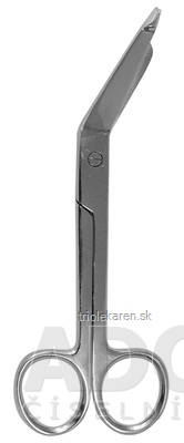 NOŽNICE NA OBVAZY LISTER 14 cm (6-0065) 1x1 ks