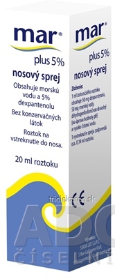 MAR plus 5% nosový sprej 1x20 ml