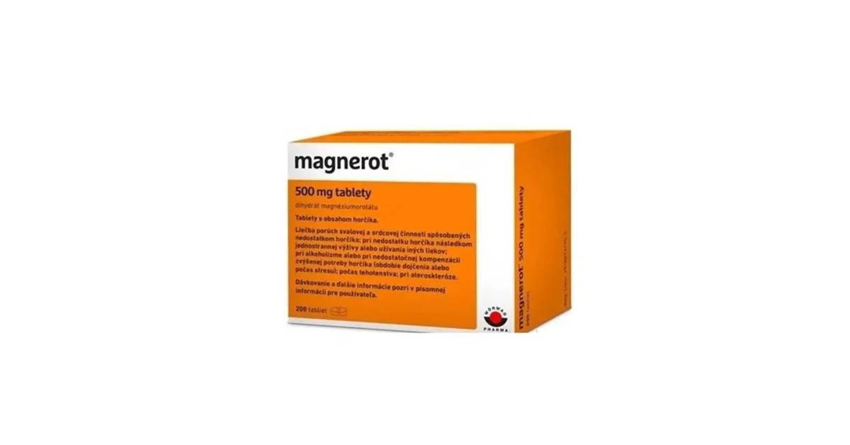 Magnerot 500 mg tablety 100 ks