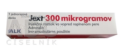 Jext 300 mikrogramov Injekčný roztok naplnený v pere 300 µg 0,30 ml