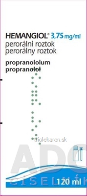 HEMANGIOL 3,75 mg/ml sol por (liek.skl.) 1x120 ml