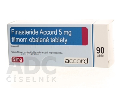 Finasteride Accord 5 mg filmom obalené tablety tbl flm (blis.PVC/PVDC/Al) 1x90 ks