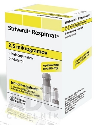 Striverdi Respimat sol ihl (1x náplň 60 vstrekov + 1x opakovane použ.inhalátor)  1set