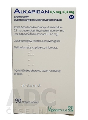 Alkapidan 0,5 mg/0,4 mg kapsuly 90 ks