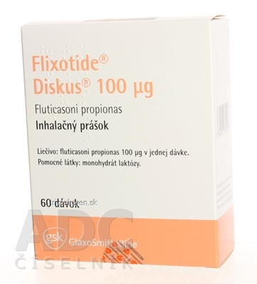 Flixotide Diskus 100 µg plv inh (blis.+inhalátor) 1x60 dávok