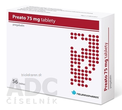 Preato 75 mg tbl (blis.OPA/PVC/Al//Al) 1x56 ks