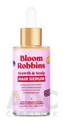 Bloom Robbins Growth & Scalp HAIR SERUM sérum na rast vlasov s rozmarínom 50 ml