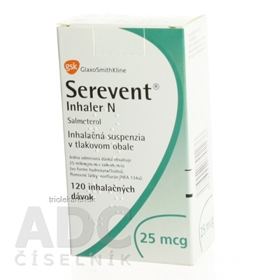 Serevent Inhaler N sus inh (inh.plast.) 1x120 dávok