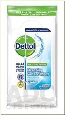 Dettol antibakteriálne obrúsky na povrchy 36 ks