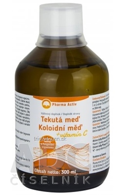 Pharma Activ Tekutá meď + vitamín C 1x300 ml
