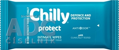 Chilly protect INTIMATE WIPES intímne obrúsky 1x12 ks