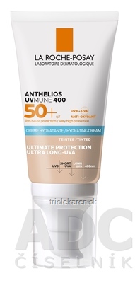 LA ROCHE-POSAY ANTHELIOS UVMUNE 400 SPF50+ tónovaný hydratačný krém s ochr. faktorom 50 ml