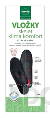 svorto VLOŽKY skelet klima komfort 027 veľkosť 36, 1x1 pár