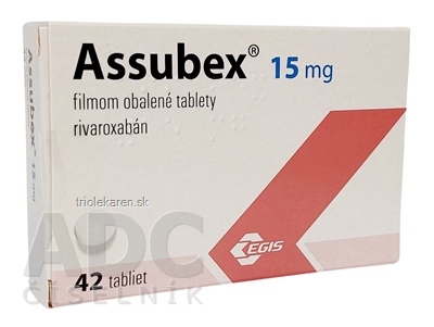 Assubex 15 mg tablety 42 ks