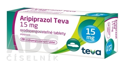 Aripiprazol Teva 15 mg tbl oro 15 mg (blis.OPA/Al/PVC/Al) 1x28 ks