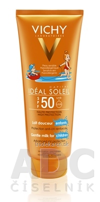 VICHY IDÉAL SOLEIL ochranné mlieko pre deti SPF 50 na tvár a telo 300 ml
