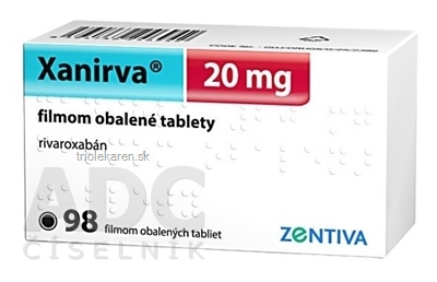 Xanirva 20 mg tbl flm (blis.PVC/Al) 1x98 ks