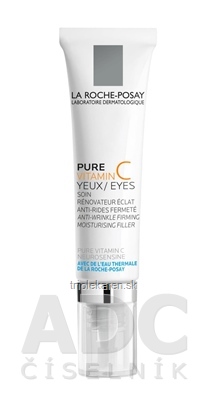 LA ROCHE-POSAY PURE VITAMIN C YEUX - OČNÝ očný krém proti vráskam 15 ml