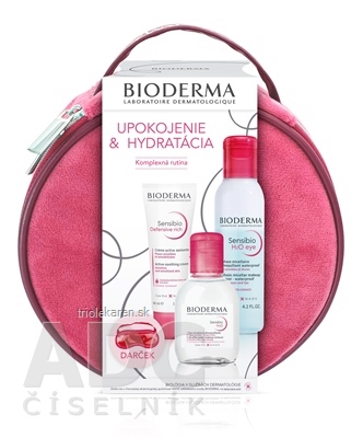 BIODERMA Sensibio set Sensibio H2O 100ml + H2O eye 125ml+ Defensive rich 40ml 1 set
