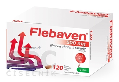 Flebaven 500 mg filmom obalené tablety tbl flm (blis.PVC/PVDC/Al) 1x120 ks