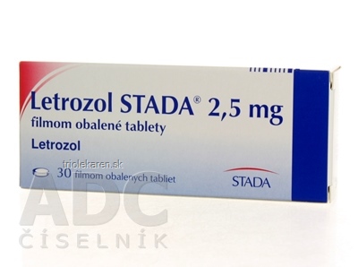 Letrozol STADA 2,5 mg filmom obalené tablety tbl flm (blis. PVC/Al) 1x30 ks