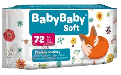 BabyBaby Soft Vlhčené obrúsky 72 ks