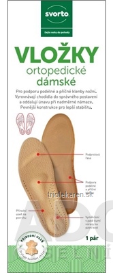 svorto VLOŽKY ortopedické 052 veľkosť 40, dámske 1x1 pár