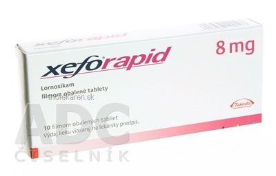 Xefo Rapid tbl flm 8 mg (blis.OPA/Al/PVC/Al) 1x10 ks