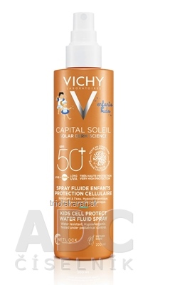 VICHY CAPITAL SOLEIL Fluidný sprej Deti SPF50+ vodeodolný sprej pre deti s ochranným fakto