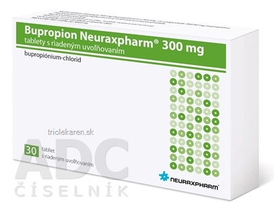 Bupropion Neuraxpharm 300 mg tablety 30 ks