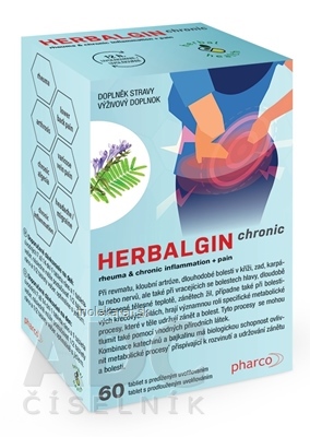 HERBALGIN chronic tablety 60 ks