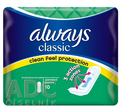 ALWAYS CLASSIC STANDARD 10 hygienické vložky 1x10 ks