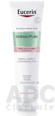 Eucerin DERMOPURE Exfoliačný čistiaci gél s trojitým účinkom proti nedokonalostiam pleti 1