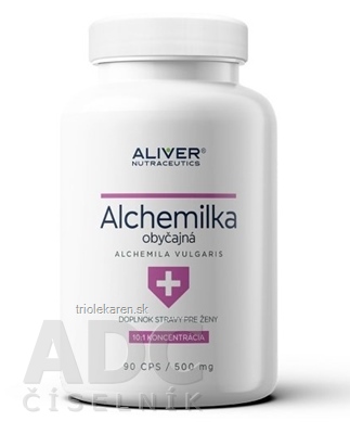 ALIVER Alchemilka obyčajná cps (koncentrácia 10:1) 1x90 ks