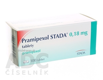 Pramipexol STADA 0,18 mg tbl (blis. OPA/Al/PVC/Al) 1x100 ks