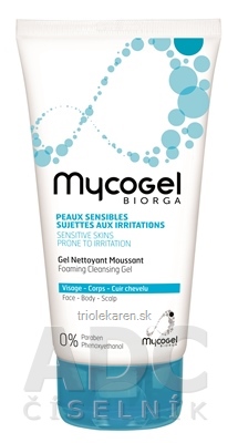Mycogel BIORGA Čistiaci penivý gél (Foaming Cleansing Gel) 1x150 ml