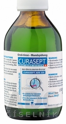 CURASEPT ADS 220 0,2% ústna voda 1x200 ml