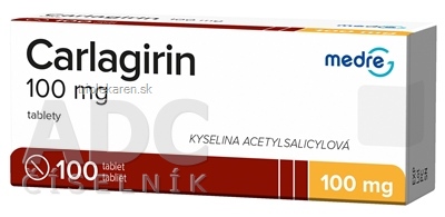 Carlagirin tbl 100 mg (blis.PVC/PVDC/Al) 1x100 ks