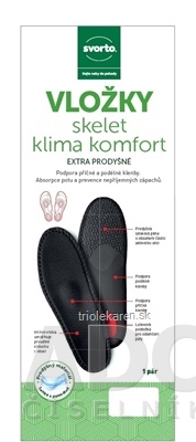 svorto VLOŽKY skelet klima komfort 027 veľkosť 44, 1x1 pár