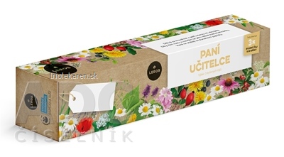 LEROS PANI UČITEĽKE 3 druhy čajov po 20 vrecúšok (70 g), 1x1 set