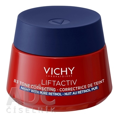VICHY LIFTACTIV B3 NIGHT CREAM PURE RETINOL nočný tónovací krém s čistým retinolom 50 ml