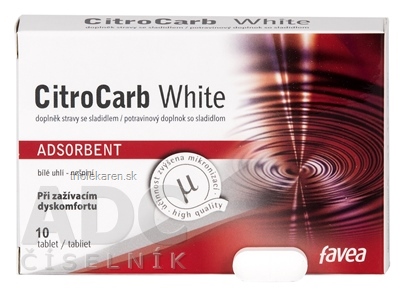 favea CitroCARB White tablety 10 ks