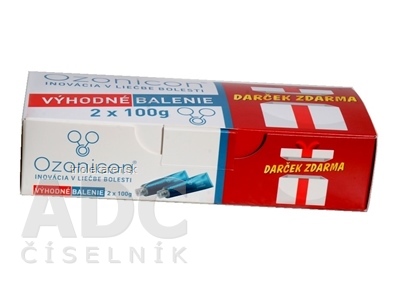 Ozonicon emulgel 2x100 g + antistresová loptička (zadarmo) VÝHODNÉ BALENIE, 1x1 set