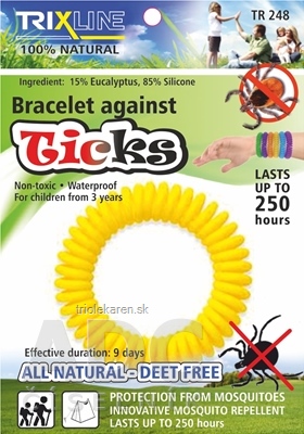 BC náramok proti kliešťom TRIXLINE mix farieb (TR248) 1x1 ks