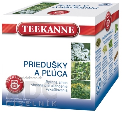 TEEKANNE PRIEDUŠKY A PĽÚCA - Dr.Max bylinná zmes (čaj) 10x2 g (20 g)