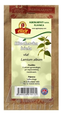 AGROKARPATY HLUCHAVKA BIELA vňať bylinný čaj 1x30 g