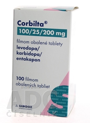 Corbilta 100 mg/25 mg/200 mg tbl flm (fľ.HDPE) 1x100 ks